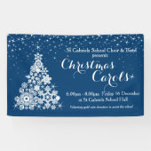 Weihnachtsereignisschein-Baumfahne Banner (Horizontal)