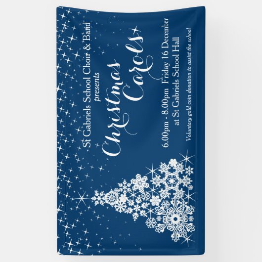 Weihnachtsereignisschein-Baumfahne Banner (Vertikal)