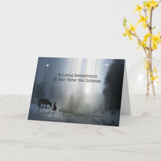 Weihnachtserinnerung Karte (Gelbe Blume)