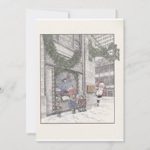 Weihnachtserinnerungen auf Field's Flat Weihnachts Feiertagskarte