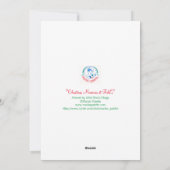 Weihnachtserinnerungen auf Field's Flat Weihnachts Feiertagskarte (Rückseite)