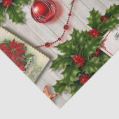 Weihnachtserinnerungen Collage Seidenpapier (Detail)