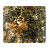 WeihnachtsErinnerungen Schneidebrett (Vorderseite)