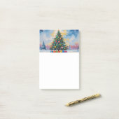 Weihnachtserinnerungen Whiteboard Post-it Klebezettel (Auf Schreibtisch)