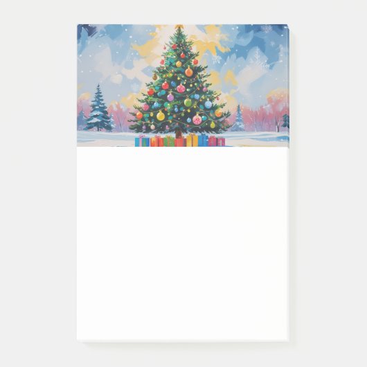 Weihnachtserinnerungen Whiteboard Post-it Klebezettel (Vorderseite)