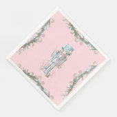 Weihnachtsernährstoff an der Küste Seashell Serviette (Ecke)