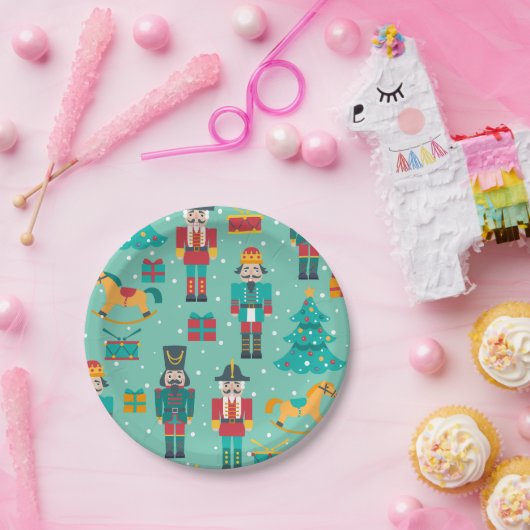 Weihnachtsernährstoff-Design Pappteller (Party)