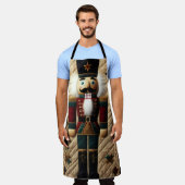 Weihnachtsernährstoff gestoppt schürze (Getragen)