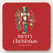 Weihnachtsernährungsmittel Getränkeuntersetzer (Vorderseite)