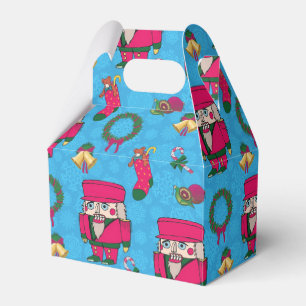 Weihnachtsernährungsspielzeug, Blaues Schneeflock Geschenkschachtel