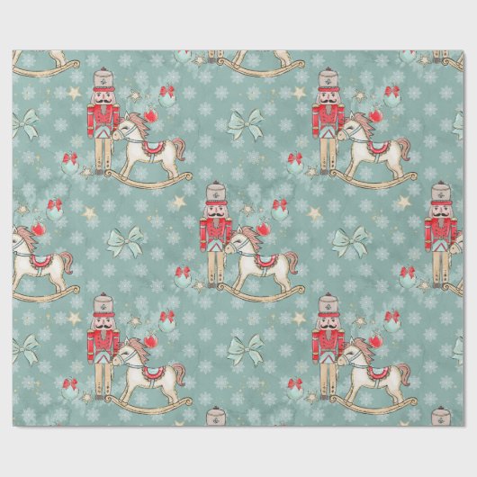 Weihnachtsernte und Rock Geschenkpapier (Flach)