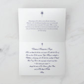 Weihnachtserwartungs-Gebet Feiertagskarte (Innenseite)