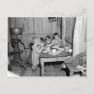 Weihnachtsessen 1936 feiertagspostkarte