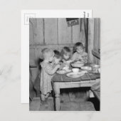 Weihnachtsessen 1936 feiertagspostkarte (Vorne/Hinten)