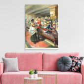 Weihnachtsessen der Kinder auf See Leinwanddruck (Insitu (Wohnzimmer))