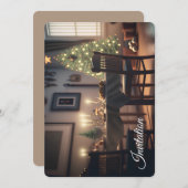 Weihnachtsessen Einladung (Vorne/Hinten)