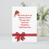 Weihnachtsessen, Einladung (Stehend Vorderseite)