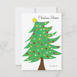 Weihnachtsessen Einladung