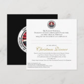 Weihnachtsessen Einladung (Vorne/Hinten)