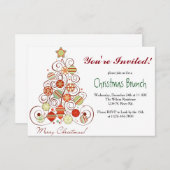 Weihnachtsessen Einladung (Vorne/Hinten)