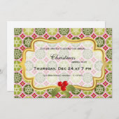 Weihnachtsessen Einladung (Vorne/Hinten)