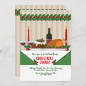 Weihnachtsessen Einladung (Vorne/Hinten)