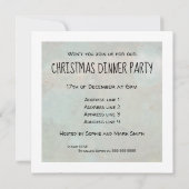 Weihnachtsessen Einladung (Rückseite)