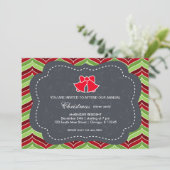 Weihnachtsessen Einladung (Stehend Vorderseite)