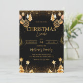 Weihnachtsessen Einladungen Feierabend (Stehend Vorderseite)