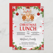 Weihnachtsessen Einladungen Weihnachtsfest (Vorne/Hinten)
