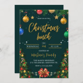 Weihnachtsessen Einladungen Weihnachtsfest (Vorne/Hinten)