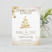 Weihnachtsessen Einladungen Weihnachtsfest (Stehend Vorderseite)