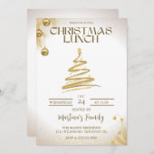 Weihnachtsessen Einladungen Weihnachtsfest (Vorne/Hinten)