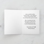 Weihnachtsessen Feiertagskarte (Innenseite)