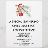 Weihnachtsessen Flyer (Vorne)