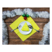 Weihnachtsessen Fotodruck (Vorne)