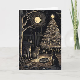 Weihnachtsessen Karte