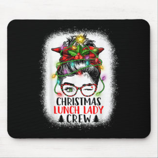 Weihnachtsessen Lady Crew Messy Bun Women Christma Mousepad