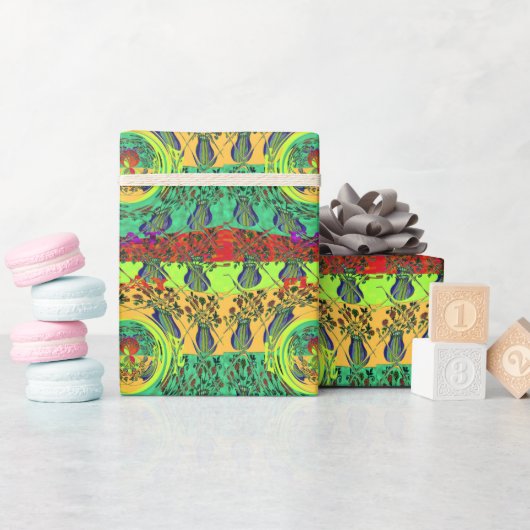 Weihnachtsessen Liebe Spielen Hakuna Matata Color. Geschenkpapier (Babyparty)