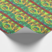 Weihnachtsessen Liebe Spielen Hakuna Matata Color. Geschenkpapier (Ecke)