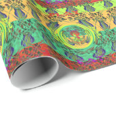 Weihnachtsessen Liebe Spielen Hakuna Matata Color. Geschenkpapier (Rolleneckpunkt)