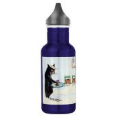 Weihnachtsessen, Louis Wain Trinkflasche (Links)