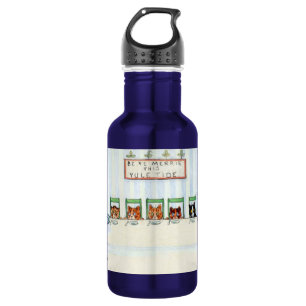 Weihnachtsessen, Louis Wain Trinkflasche