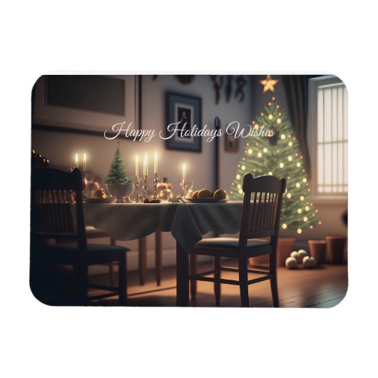 Weihnachtsessen Magnet (Horizontal)