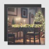 Weihnachtsessen Magneteinladung (Vorne/Hinten)