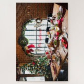 Weihnachtsessen Monogram Food Angels Tradition Puzzle (Vertikal)