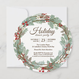 Weihnachtsessen Party Einladung