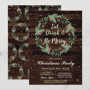 Weihnachtsessen Party Feiertage Wohnen Weihnachten Einladung
