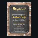 Weihnachtsessen Party Weihnachtsschnee Weihnachten Einladung<br><div class="desc">Rustikales Spaß Weihnachten Party Design. ÄNDERN SIE DEN TEXT EINFACH,  UM IHR PARTY . Rückseite im Lieferumfang enthalten</div>