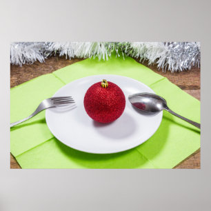Weihnachtsessen Poster